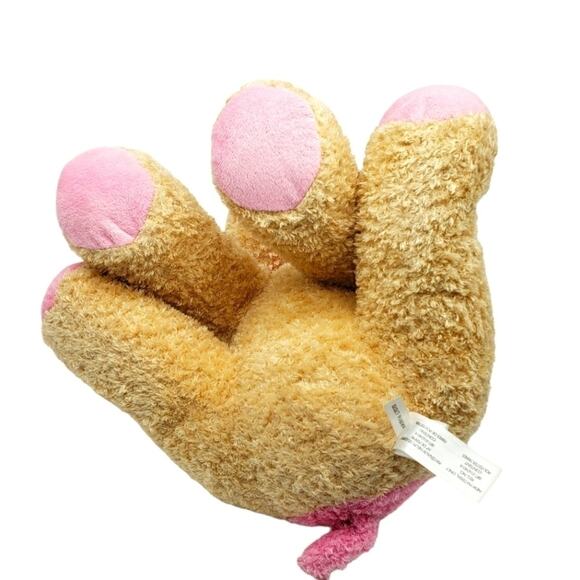 Animal Adventure 13" Puppy Dog Pink Heart with Gingham Scarf Bandana 2017 - Picture 4 of 6